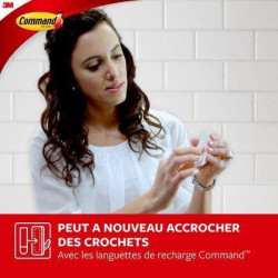 Lot de 8 languettes standard grand modèle - COMMAND