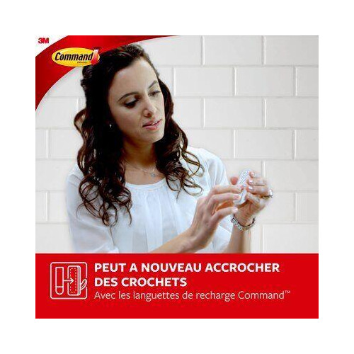 Lot de 8 languettes standard grand modèle - COMMAND