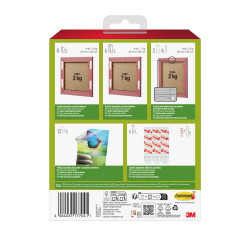 Languette fixation blanc lot de 48 - COMMAND