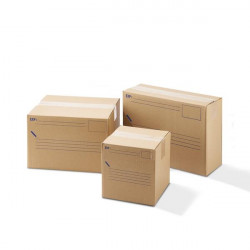 Carton d'expédition MOTTEZ, 6 l, l.18 cm x H.18 cm x p.35 cm - MOTTEZ