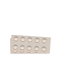 Lot de 12 butées amortissement adhésives pvc transparent SCOTCH diam.10 mm - SCOTCH