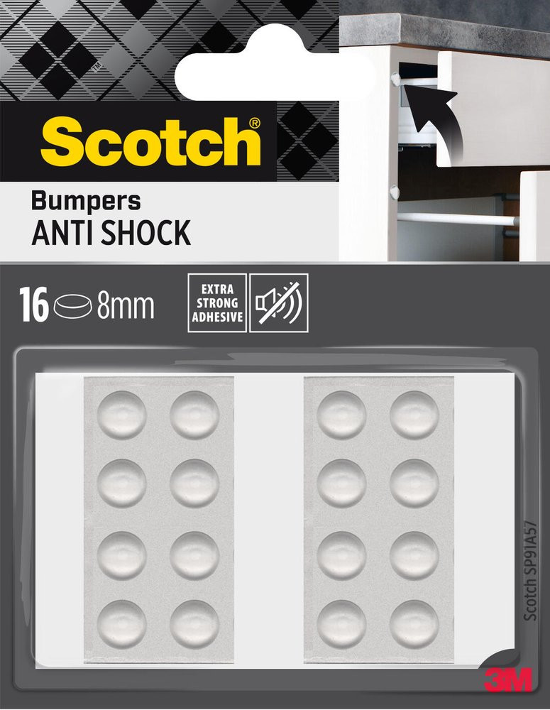 Patin bumper antichoc rond Scotch ø8 mm lot de - vue 3