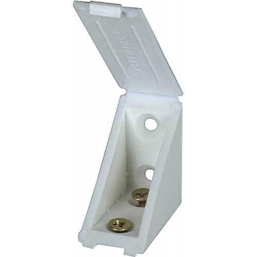 Lot De 4 Taquets À Visser, Plastique Blanc - Sans marque