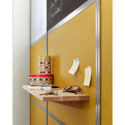 Lot de 2 equerres en chene, L.17.5 x l.3 cm - Sans marque
