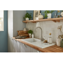 Lot de 2 equerres en chene, L.17.5 x l.3 cm - Sans marque