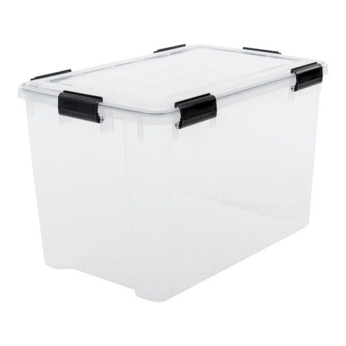 Boîte hermétique recyclée IRIS OHYAMA, 70L, H.38 x l.39 x P.59 cm - IRIS