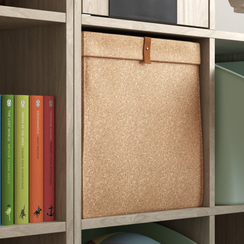Panier L Liège Spaceo Kub Beige H.31 X L.31 X P.31 Cm - BOX & BEYOND