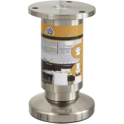Pied de meuble CIME, chromé, diamètre 3.8 cm x hauteur réglable de 10 à 12 cm - Cime