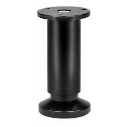 Pied de meuble Cime, noir, diamètre 3.8 cm x hauteur 12 cm de marque Cime, référence: B9924700