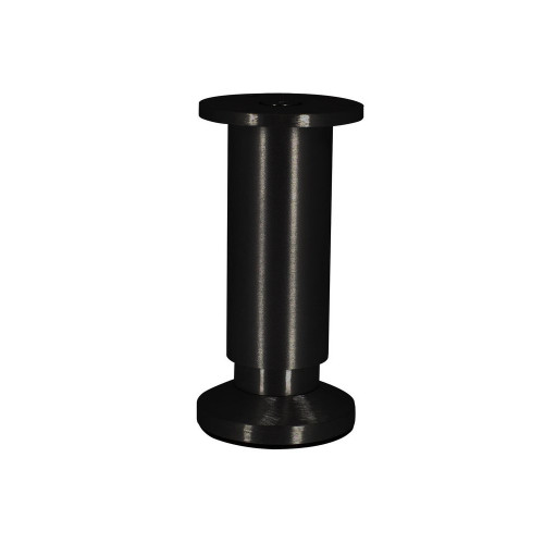 Pied de meuble Cime, noir, diamètre 3.8 cm x hauteur 12 cm - Cime