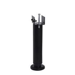Pied de lit réglable rond BAR PLUS acier noir Ht. max 30 x Diam. 5.8 cm de marque BAR PLUS, référence: B9925100