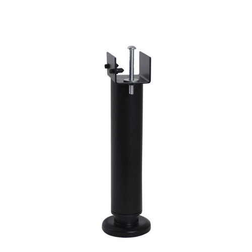Pied de lit réglable rond BAR PLUS acier noir Ht. max 30 x Diam. 5.8 cm - BAR PLUS