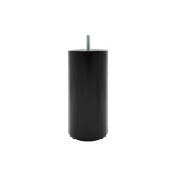 Pied de lit cylindrique hêtre noir Ht. 15 x Diam. 6,8 cm CIME de marque Cime, référence: B9925200