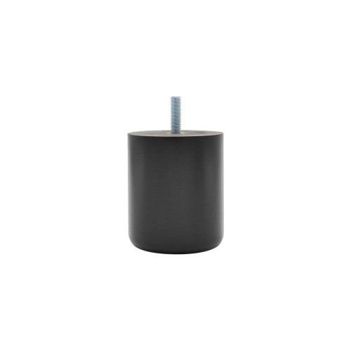 Pied de meuble CIME fixe rond, bois noir produit sans finition Ht. max 8 - Cime