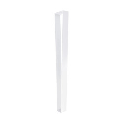 Pied table trapez h710x50x100mm blanc de marque Cime, référence: B9925700