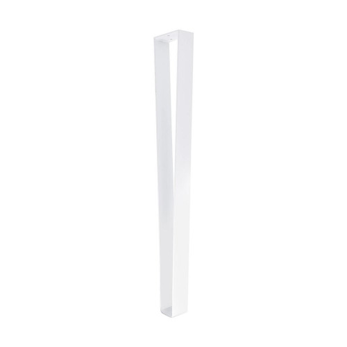 Pied table trapez h710x50x100mm blanc - Cime
