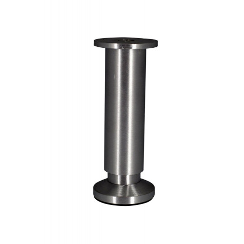 Pied de meuble CIME, chromé, diamètre 3.8 cm x hauteur réglable de 15 à 17 cm - Cime