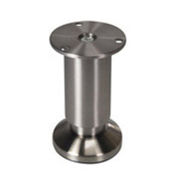 Pied de meuble CIME, chromé, diamètre 3.8 cm x hauteur réglable de 15 à 17 cm - Cime