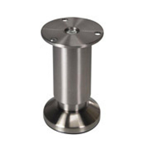 Pied de meuble CIME, chromé, diamètre 3.8 cm x hauteur réglable de 15 à 17 cm - Cime