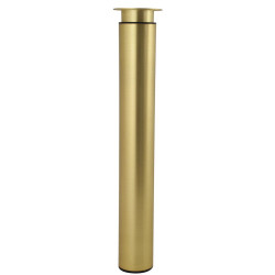 Pied table h705/1300xd102mm acier laiton de marque BAR PLUS, référence: B9926400