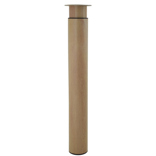 Pied table h705/1300xd102mm acier bois - BAR PLUS