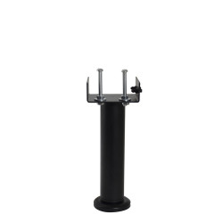 Pied de lit central réglable rond BAR PLUS acier noir Ht. max 30 x Diam. 5.8 cm de marque BAR PLUS, référence: B9926800
