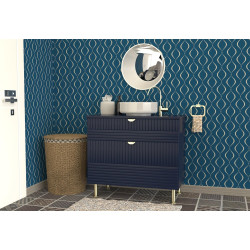 Pied de meuble CIME réglable rond, aluminium or produit sans finition Ht. max 12 - Cime