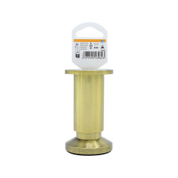 Pied de meuble CIME réglable rond, aluminium or produit sans finition Ht. max 12 - Cime