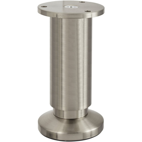 Pied de meuble CIME, chromé, diamètre 3.8 cm x hauteur réglable de 12 à 14 cm - Cime