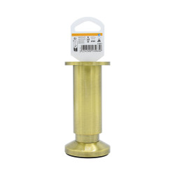 Pied de meuble CIME réglable rond, aluminium or produit sans finition Ht. max 14 - Cime
