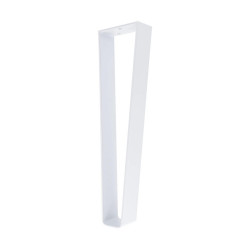 Pied meuble trapez h400x50x100mm blanc de marque Cime, référence: B9928000