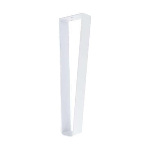 Pied meuble trapez h400x50x100mm blanc - Cime