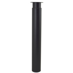 Pied table h705/1300xd102mm acier noir de marque BAR PLUS, référence: B9928200