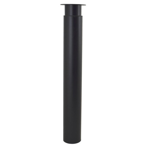Pied table h705/1300xd102mm acier noir - BAR PLUS