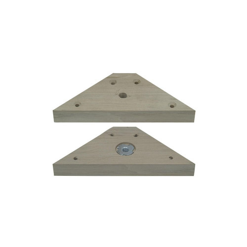 Equerre bois trapézoidale bois recoupable - BAR PLUS