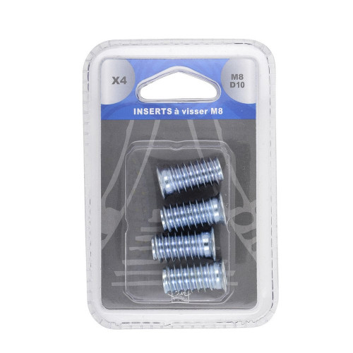 Lot de 4 inserts pour pied BAR PLUS, M8 x 24 mm - BAR PLUS