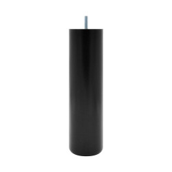 Pied de lit rond hêtre noir CIME H. 250 x Diam. 68 mm de marque Cime, référence: B9928600