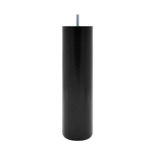 Pied de lit rond hêtre noir CIME H. 250 x Diam. 68 mm - Cime