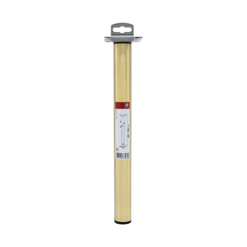 Pied de meuble cylindrique réglable CIME acier laiton Ht. max 50 x Diam.3 cm - Cime
