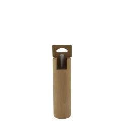 Pied de lit à encoche cylindrique hêtre vernis CIME H.20 x Diam. 6 cm - Cime