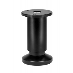 Pied de meuble Cime, noir, diamètre 3.8 cm x hauteur 10 cm de marque Cime, référence: B9929300
