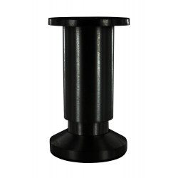 Pied de meuble Cime, noir, diamètre 3.8 cm x hauteur 10 cm - Cime
