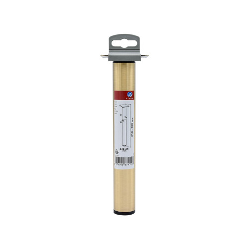 Pied de meuble cylindrique réglable CIME acier laiton Ht. max 35 x Diam.3 cm - Cime