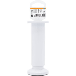 Pied de meuble CIME réglable rond, aluminium blanc produit sans finition Ht. max - Cime