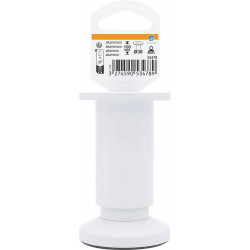Pied de meuble CIME réglable rond, aluminium blanc produit sans finition Ht. max - Cime