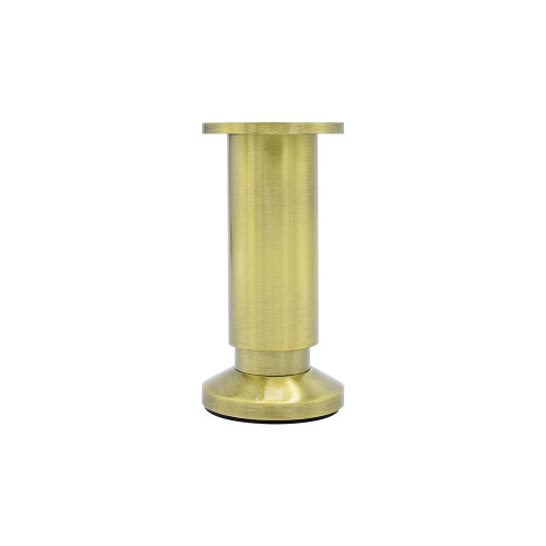 Pied de meuble CIME réglable rond, aluminium or produit sans finition Ht. max 17 - Cime