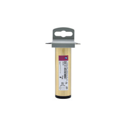 Pied de meuble CIME fixe rond, acier or produit sans finition Ht. max 10 - Cime