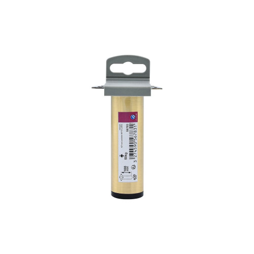 Pied de meuble CIME fixe rond, acier or produit sans finition Ht. max 10 - Cime