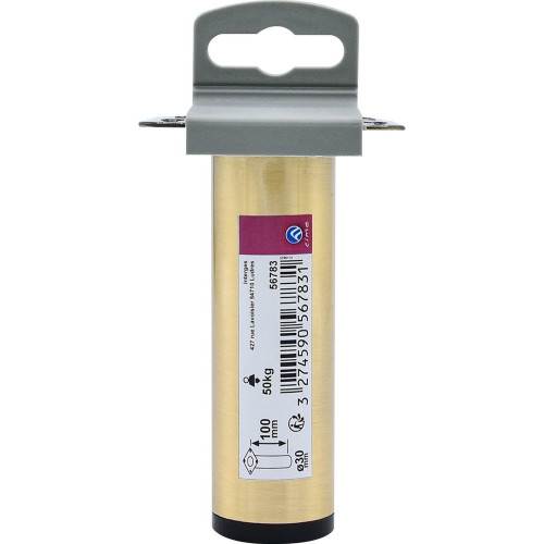Pied de meuble CIME fixe rond, acier or produit sans finition Ht. max 10 - Cime
