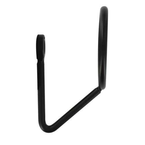Patere filaire CIME Ring 1 tête droite acier noir - Cime